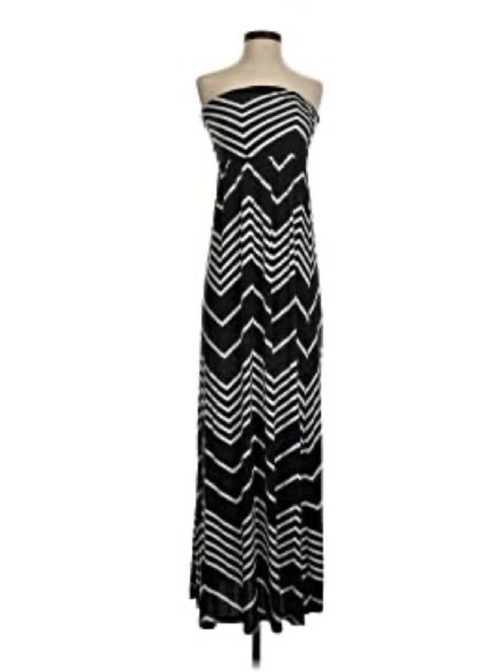 Design History Navy and White Maxi Dress
